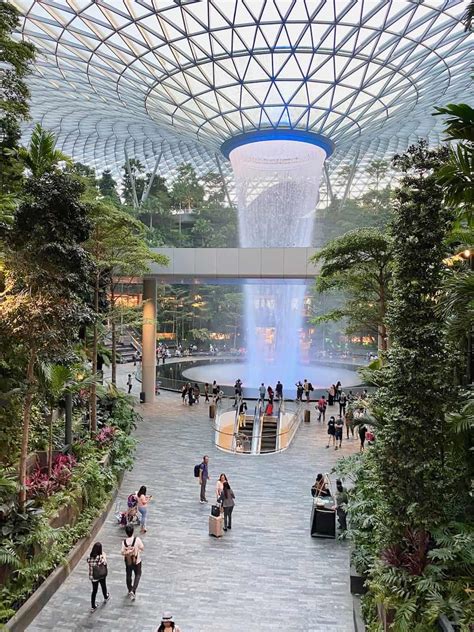 Inside Jewel Changi Airport .